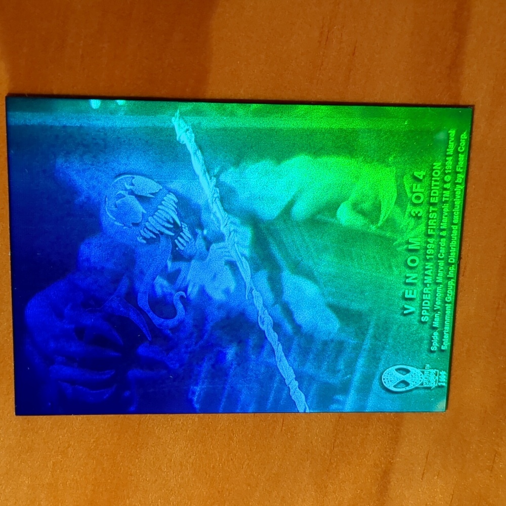 1994 MARVEL HOLOGRAPHIC VENOM CARD